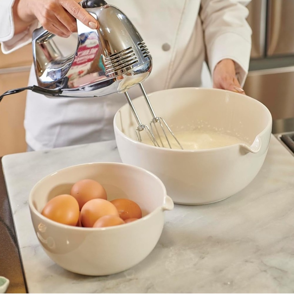 Servappetit Cream Mixing Bowls Set of 2: 1.5Qt & 3Qt  NIB - Picture 3 of 7